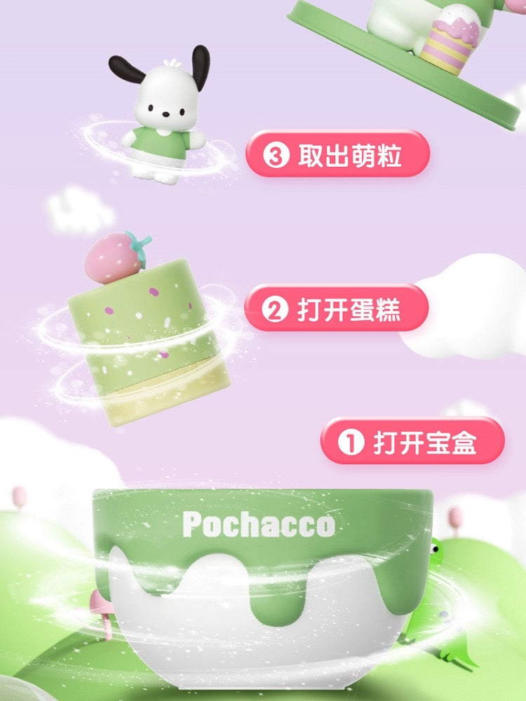 Sanrio Characters Strawberry Cake Mini Box Series | Hello Kitty My Melody Kuromi Cinnamoroll Pompompurin Pochacco - Kawaii Collectable Toys Toy Collection