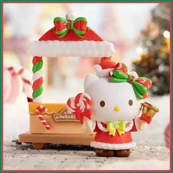 Top Toy Sanrio Characters Christmas Martket Car Blind Box - Hello Kitty My Melody Kuromi Cinnamoroll Pompompurin Pochacco Hangyodon