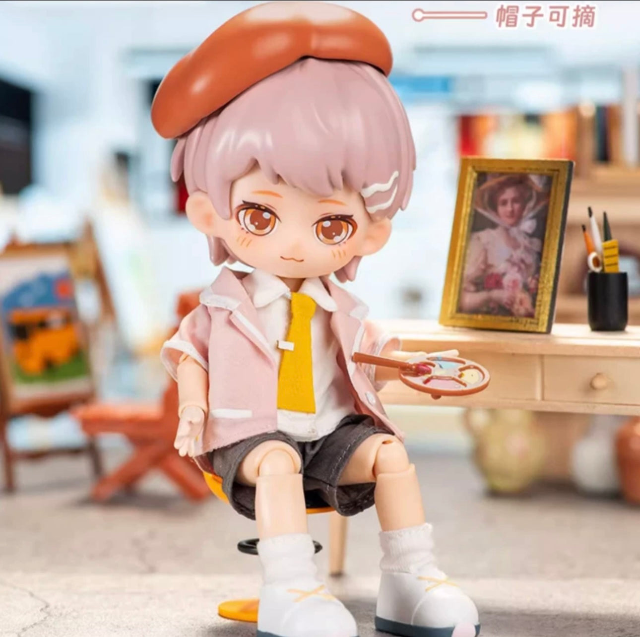 Simon Toys Peetsoon | Boy School Life Students - 1/12 ob11 11cm BJD Doll Ball Joint Doll Collectible Toys Cute Boy Mystery Blind Box