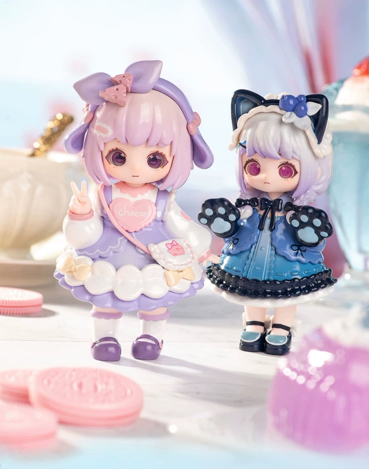 Simon Toys Liroro Sweets Shop | Lolita Style Sweets Figure Doll - Collectible Toys Mystery Blind Box