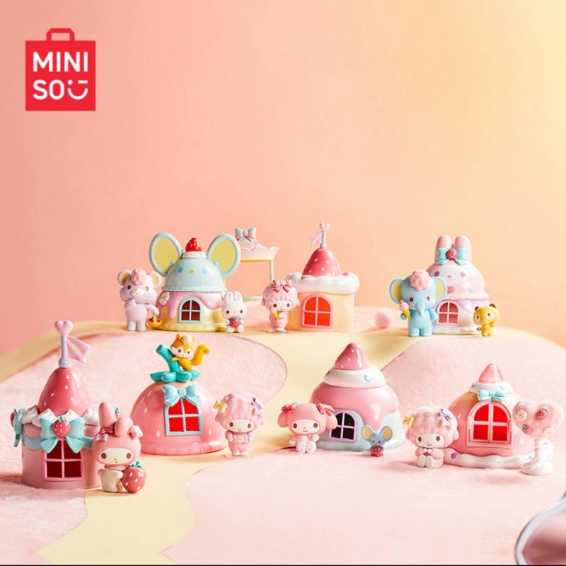 Sanrio X Miniso | My Melody & My Sweet Piano Sweets Home Figure - Doll House Mini House Collectable Toys