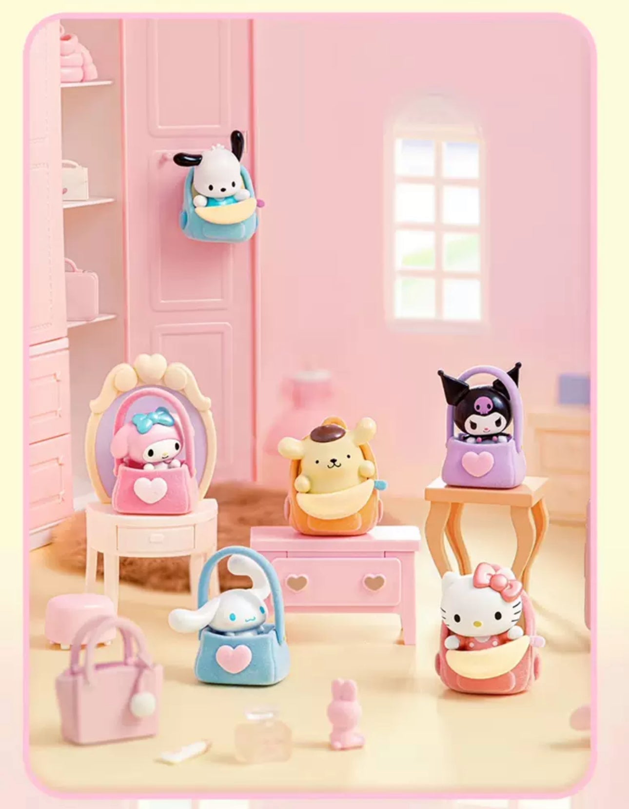 Sanrio Characters Sweet In Bags Beans Mini Series | Hello Kitty My Melody Kuromi Cinnamoroll Pompompurin Pochacco - Kawaii Collectable Toys Toy Collection