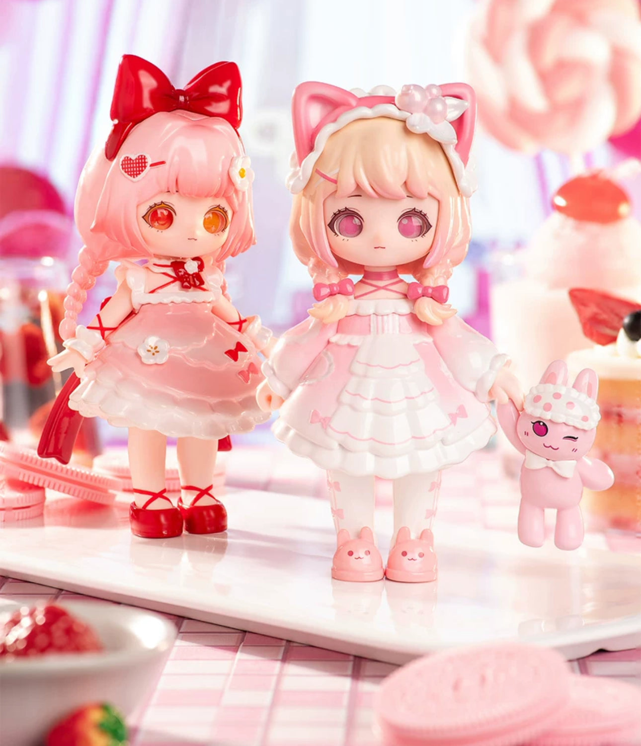 Simon Toys Liroro Sweets Shop | Lolita Style Sweets Figure Doll - Collectible Toys Mystery Blind Box