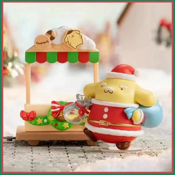 Top Toy Sanrio Characters Christmas Martket Car Blind Box - Hello Kitty My Melody Kuromi Cinnamoroll Pompompurin Pochacco Hangyodon