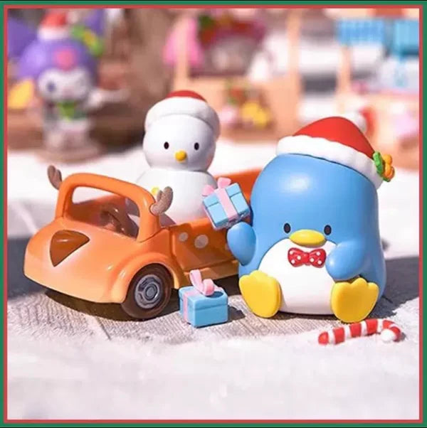 Top Toy Sanrio Characters Christmas Martket Car Blind Box - Hello Kitty My Melody Kuromi Cinnamoroll Pompompurin Pochacco Hangyodon