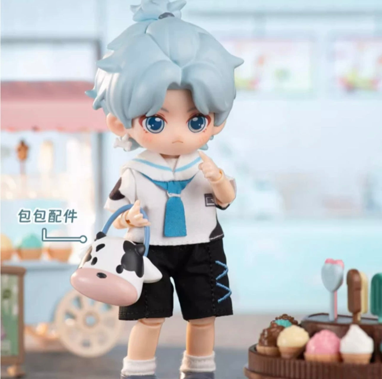 Simon Toys Peetsoon | Boy School Life Students - 1/12 ob11 11cm BJD Doll Ball Joint Doll Collectible Toys Cute Boy Mystery Blind Box