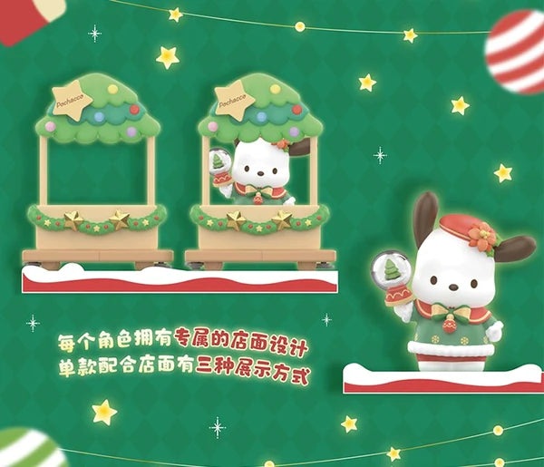 Top Toy Sanrio Characters Christmas Martket Car Blind Box - Hello Kitty My Melody Kuromi Cinnamoroll Pompompurin Pochacco Hangyodon