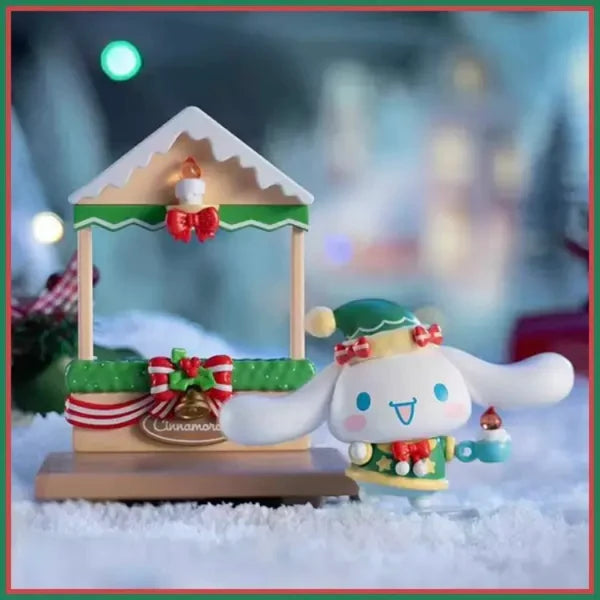 Top Toy Sanrio Characters Christmas Martket Car Blind Box - Hello Kitty My Melody Kuromi Cinnamoroll Pompompurin Pochacco Hangyodon