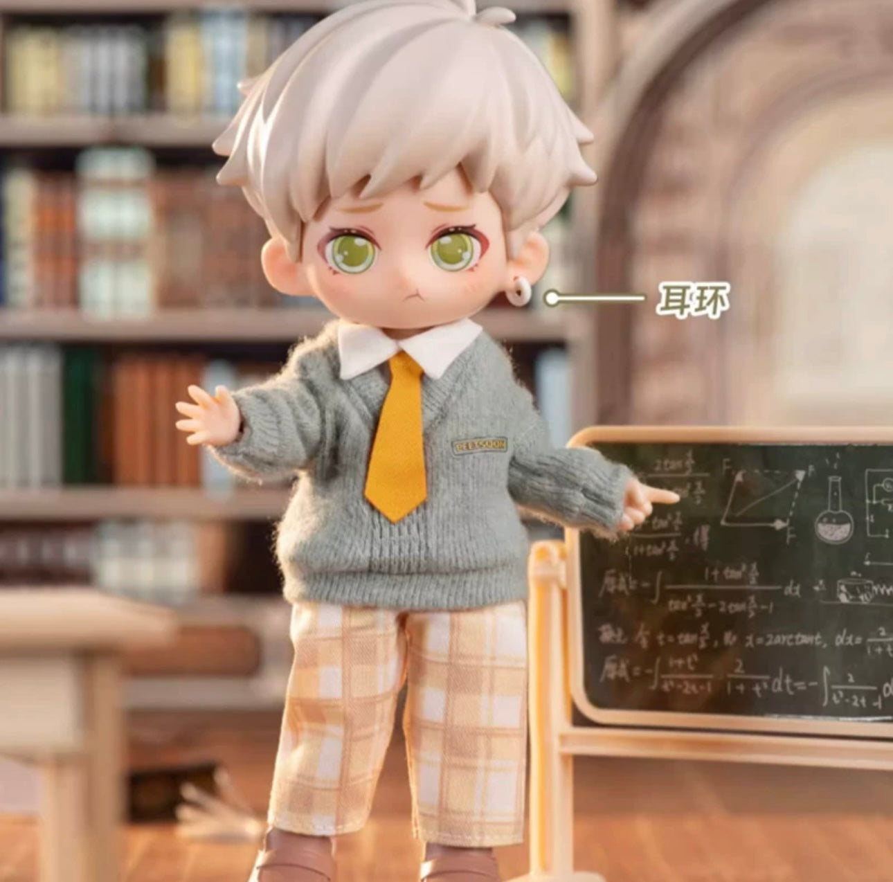 Simon Toys Peetsoon | Boy School Life Students - 1/12 ob11 11cm BJD Doll Ball Joint Doll Collectible Toys Cute Boy Mystery Blind Box