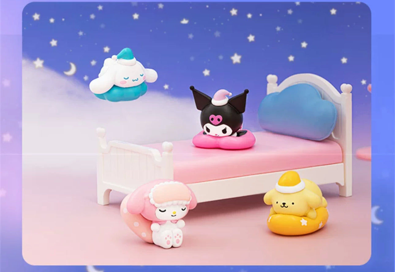 Sanrio Characters Sweet Dream Beans Mini Series | My Melody Kuromi Cinnamoroll Pompompurin Pochacco Hangyodon - Kawaii Collectable Toys Toy Collection