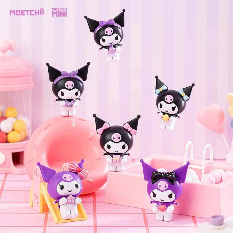 Sanrio Characters Sweet Beans Mini Series | Kuromi DIY Rubber Figure - Kawaii Collectable Toys Toy Collection