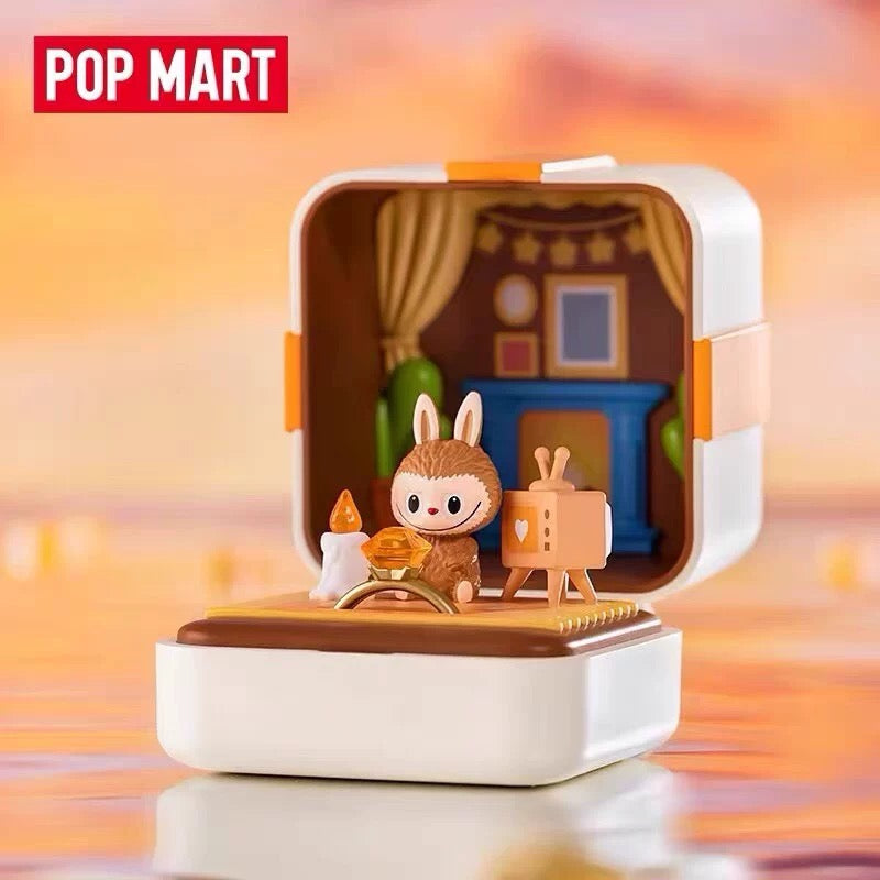 Popmart Romantic Ring Box Part 1 | Molly SkullPanda Dimoo Labubu Pucky Satyr Rory Konatsu Yoki Instinctoy - Blind Box Toy Collection