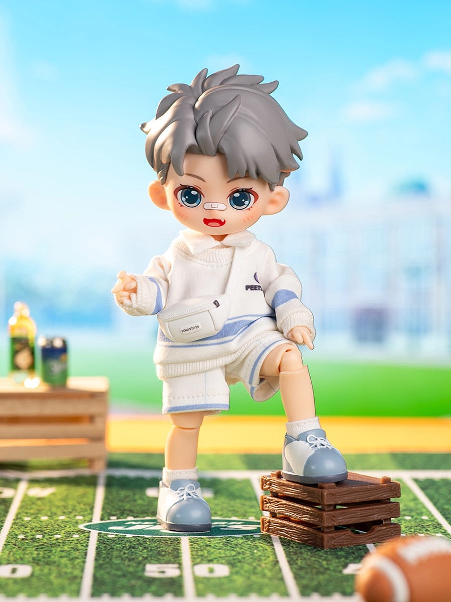 Simon Toys Peetsoon | Boy School Life Students - 1/12 ob11 11cm BJD Doll Ball Joint Doll Collectible Toys Cute Boy