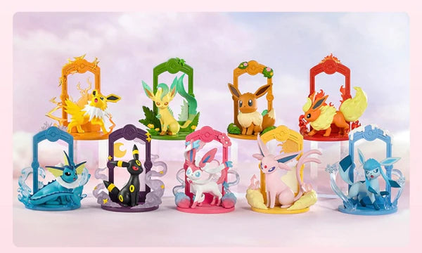 Blind Box Pokemon Eevee Evolution Evolve Version | Eevee Vaporeon Jolteon Flareon Espeon Umbreon Leafeon Glaceon Sylveon - Collectable Toys